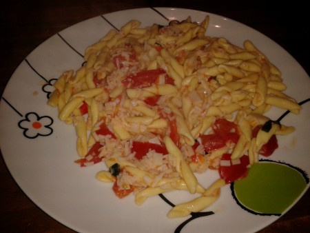 FUSILLI FRESCHI AI SURIMI